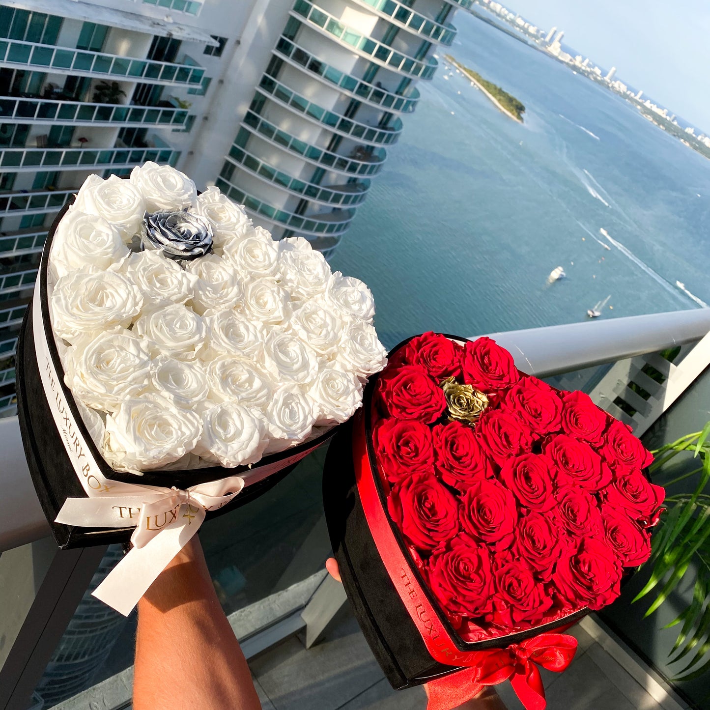 Large Heart Box with Eternal Roses ❤️🌹