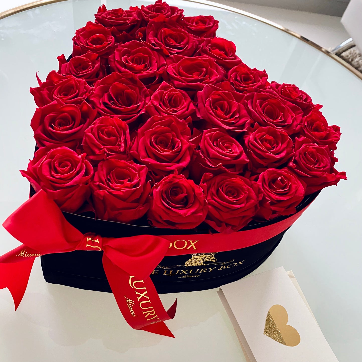 Large Heart Box with Eternal Roses ❤️🌹