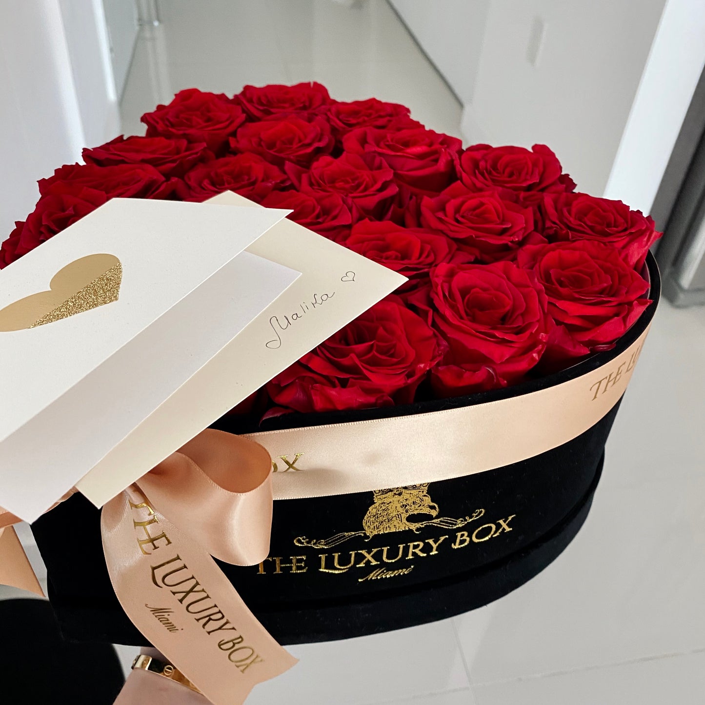 Large Heart Box with Eternal Roses ❤️🌹
