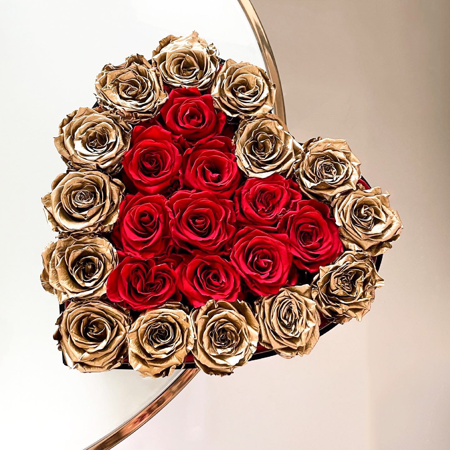 Large Heart Box with Eternal Roses ❤️🌹