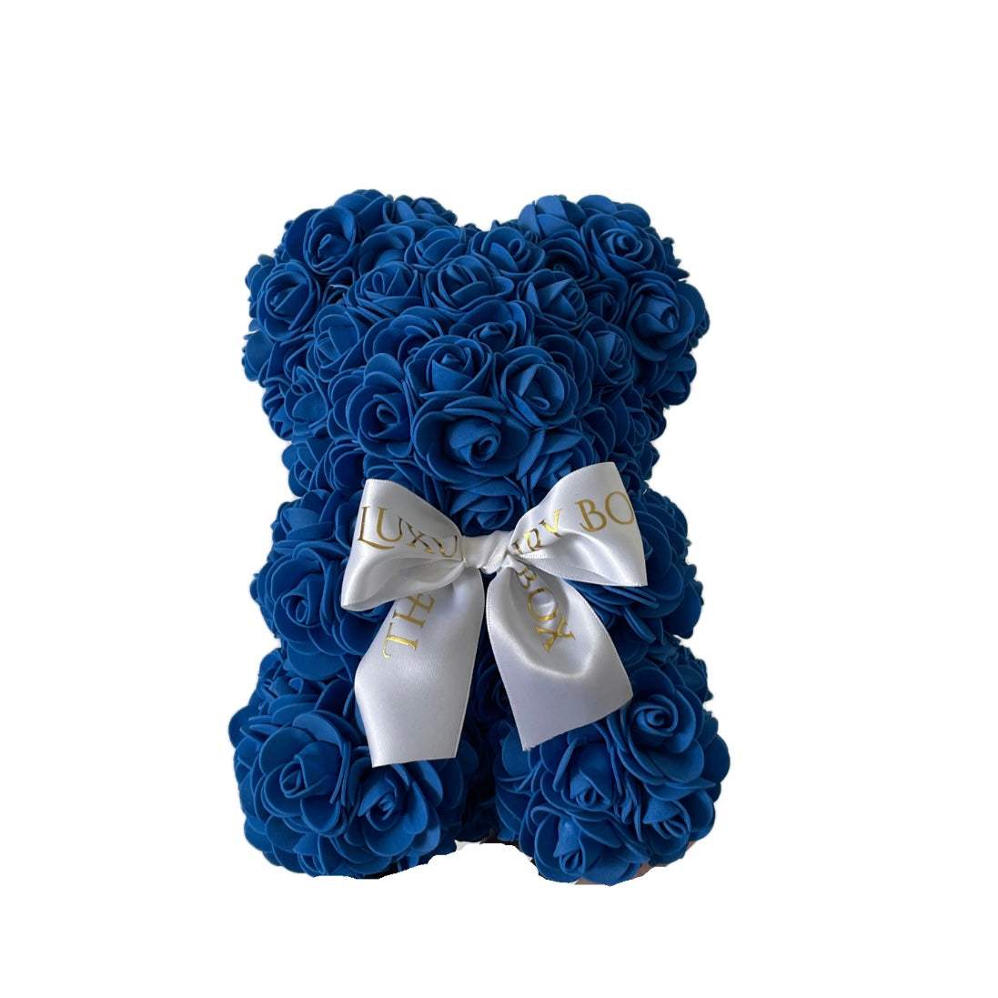 Royal Blue Rose Bear