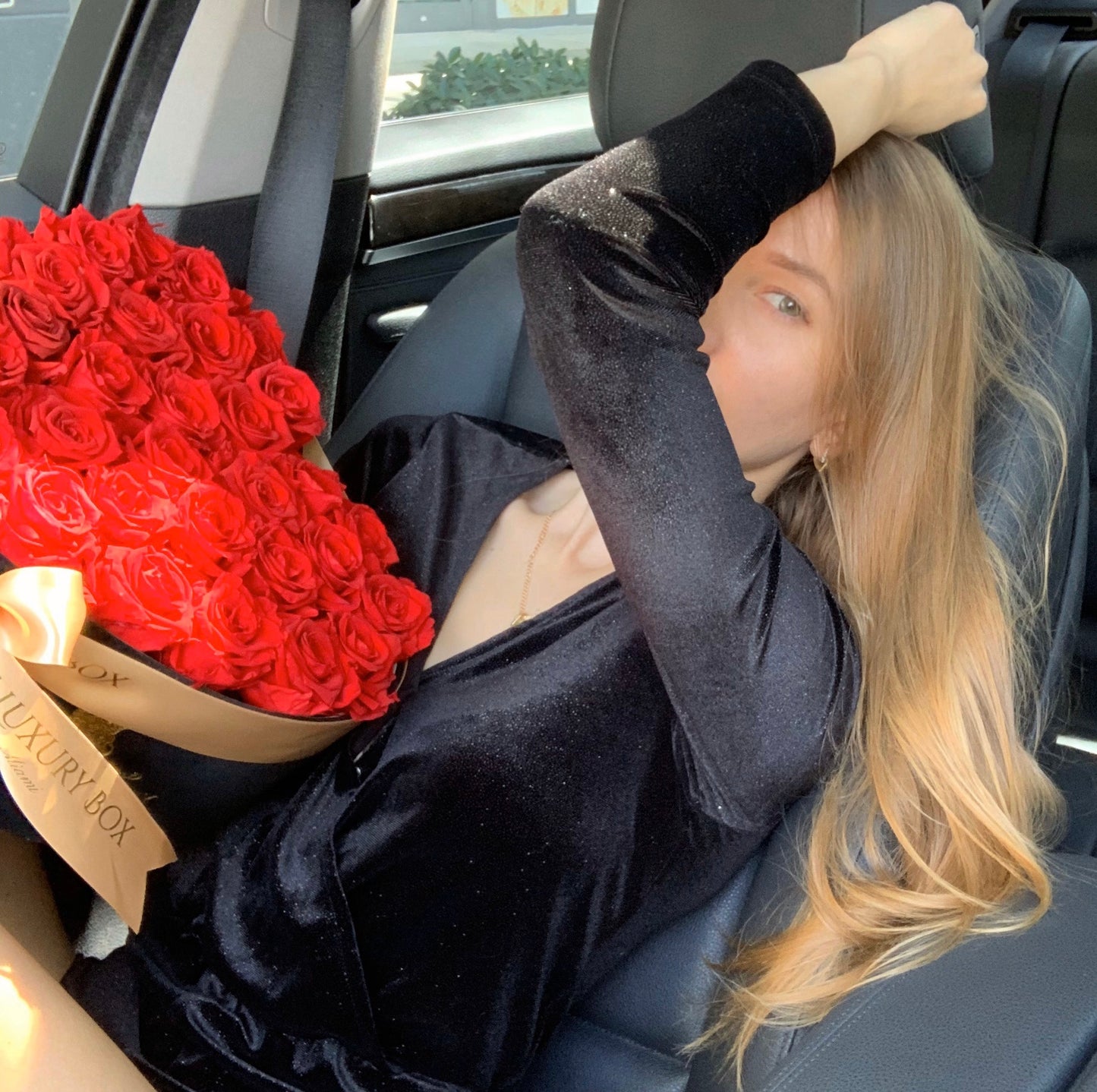 Large Heart Box with Eternal Roses ❤️🌹