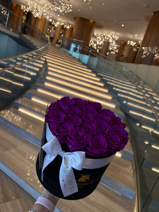 Purple Eternal Roses π Medium Box