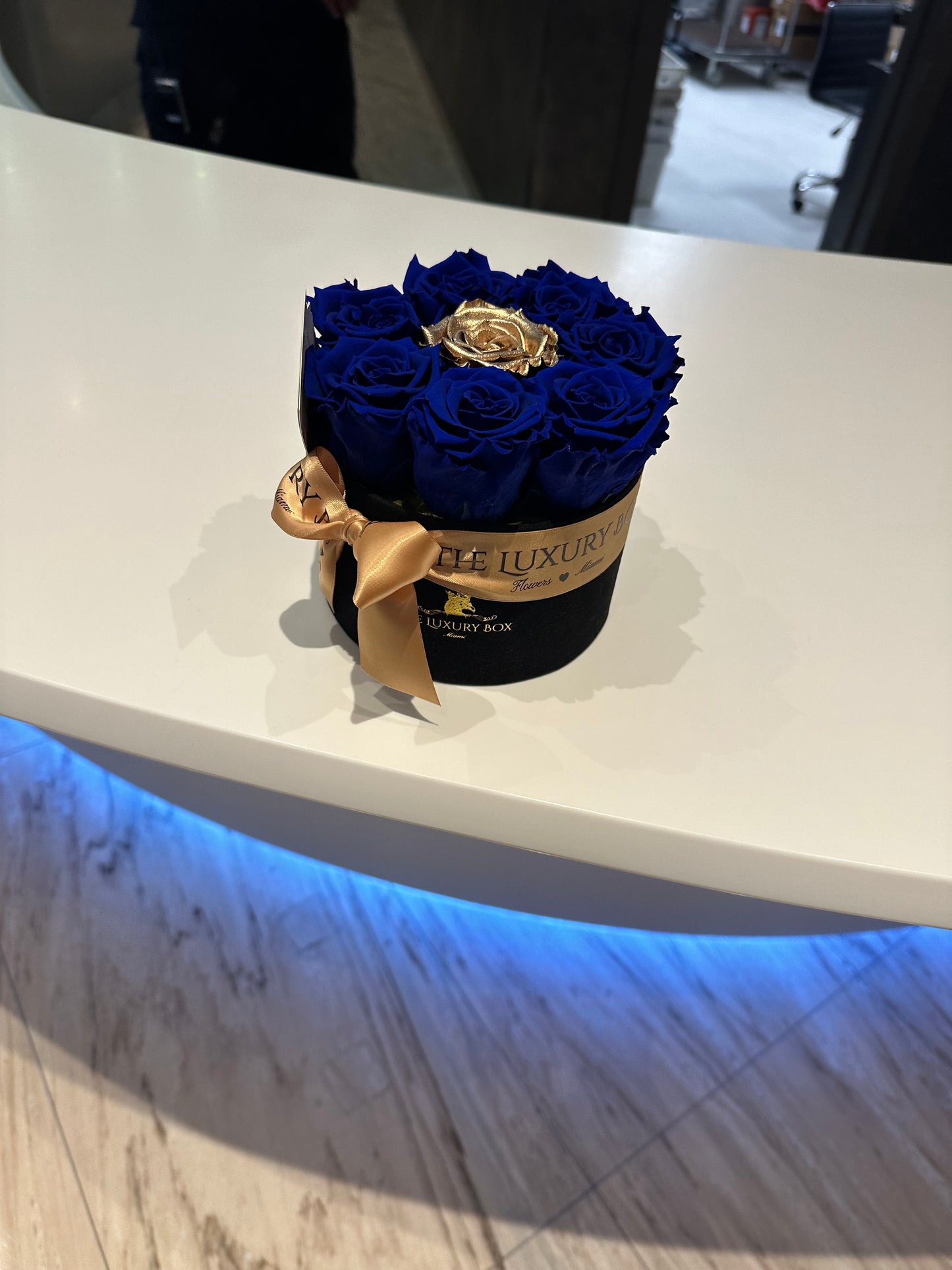 Royal Blue Eternal Roses