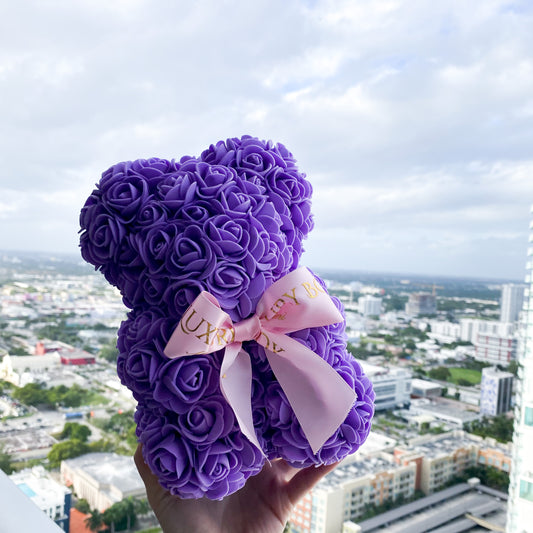 Purple Rose Bear π
