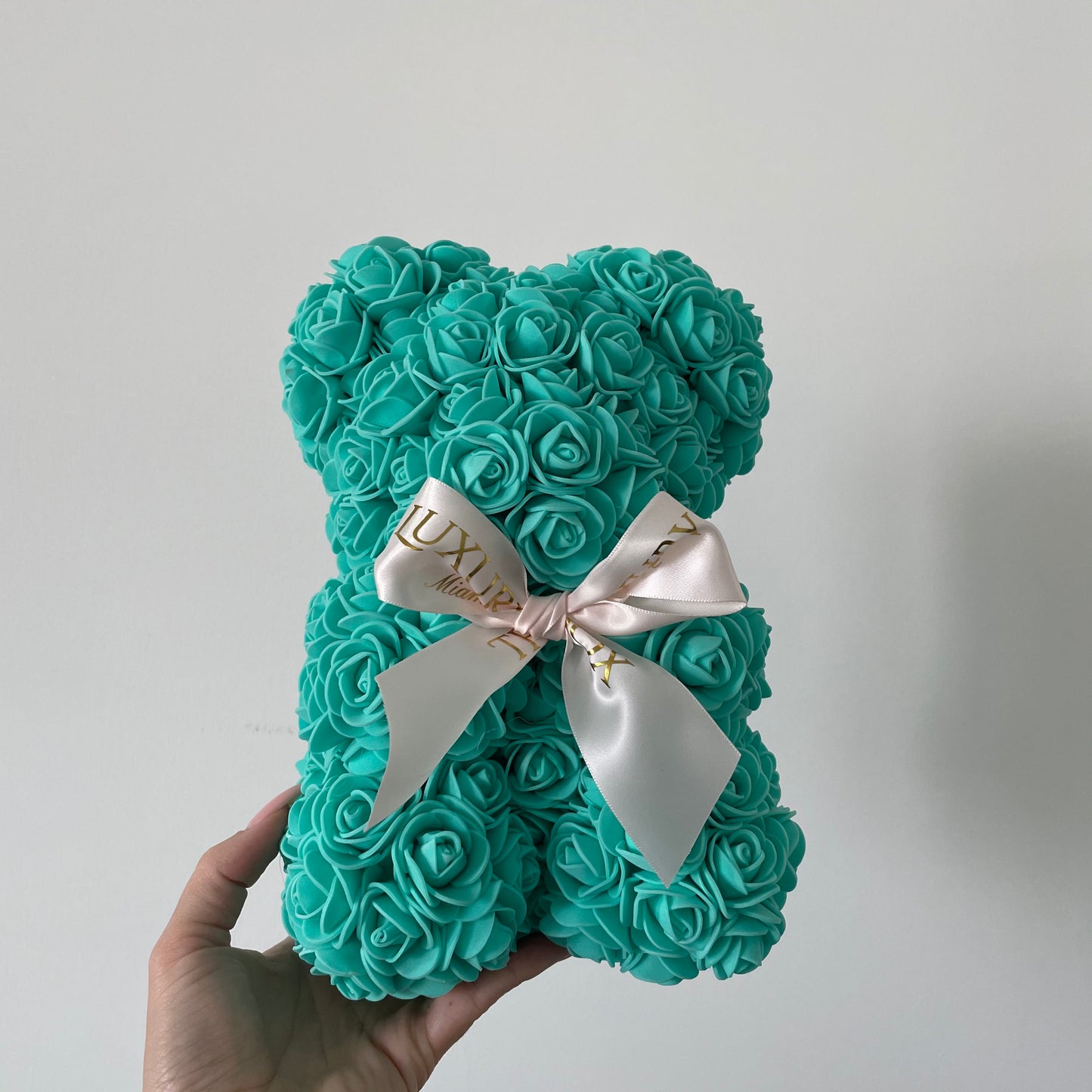 Tiffany Color Rose Bear