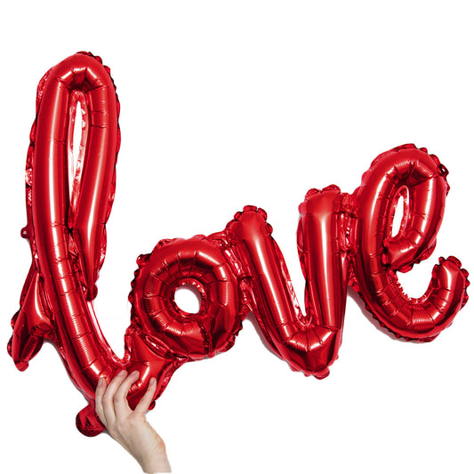 Red Love Foil Ballon (not helium)