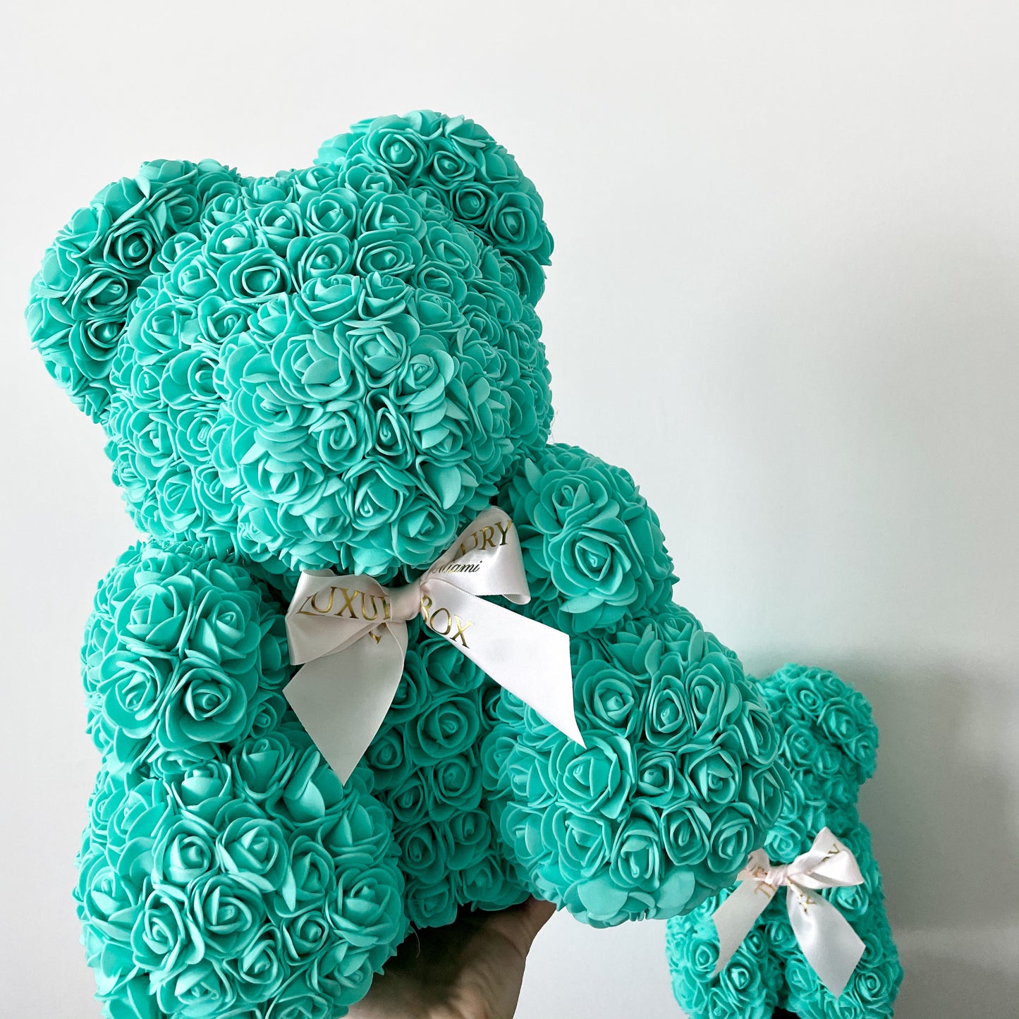 Tiffany Color Rose Bear