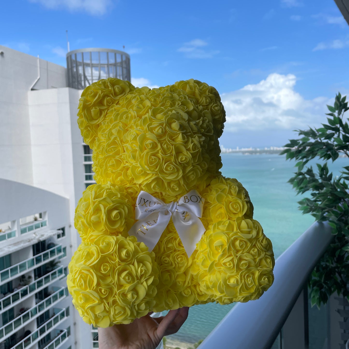 Yellow Rose Bear