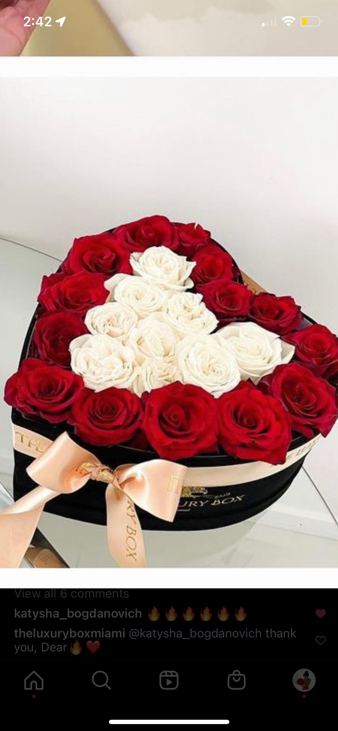 Signature Heart Shaped Box of Fresh Roses