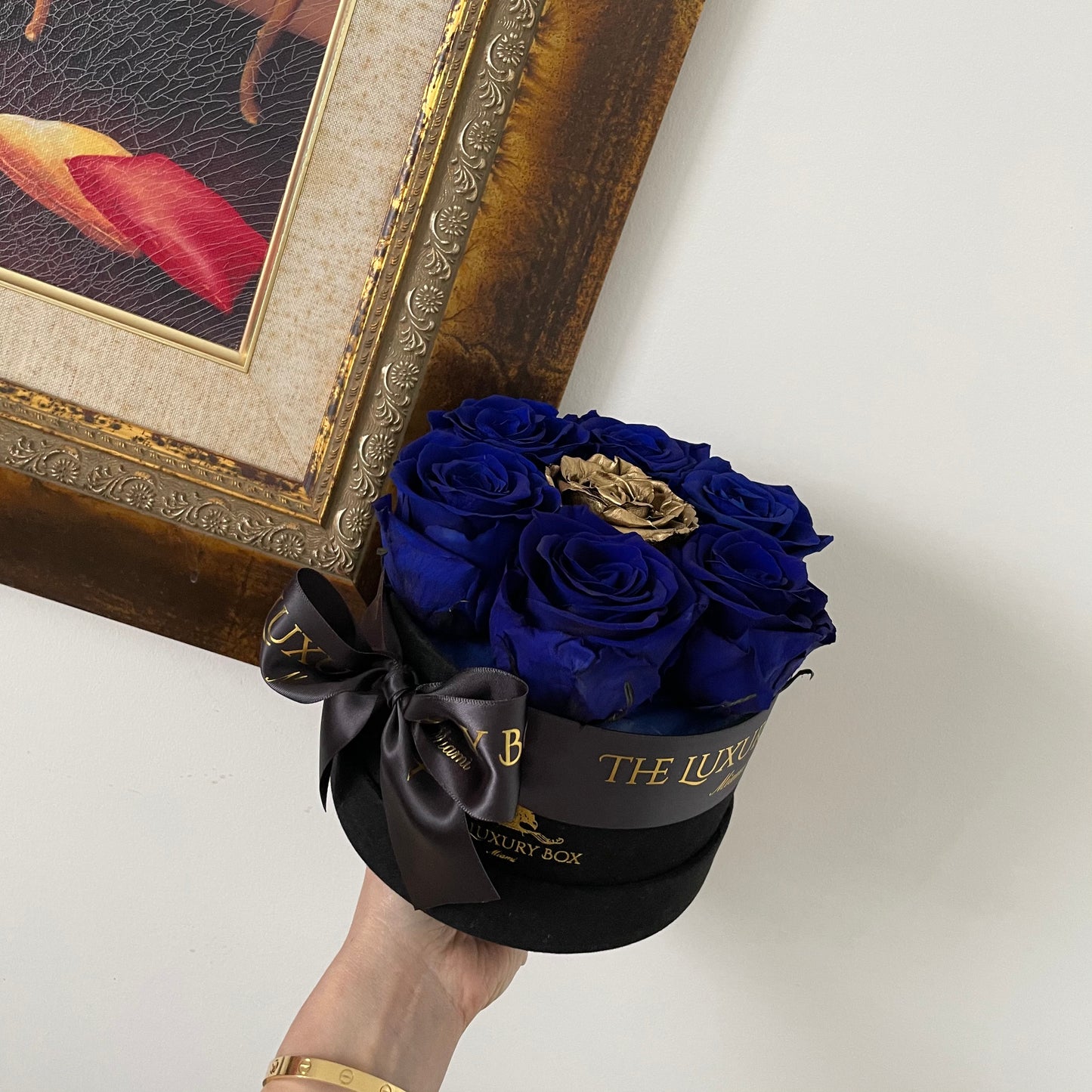 Royal Blue Eternal Roses